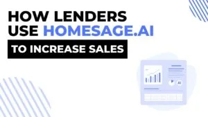 how lenders use homesage ai to i