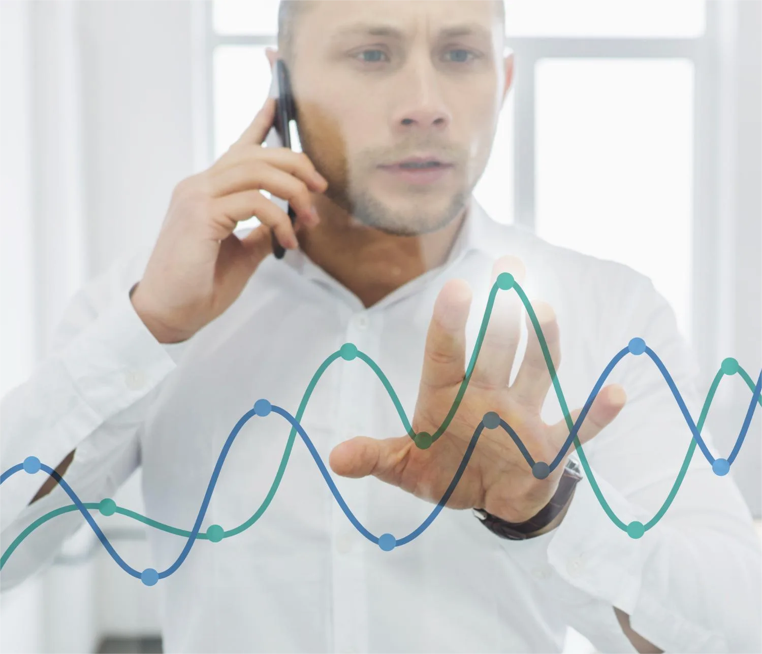 Man tries predicting real estate bubbles on a digital graph