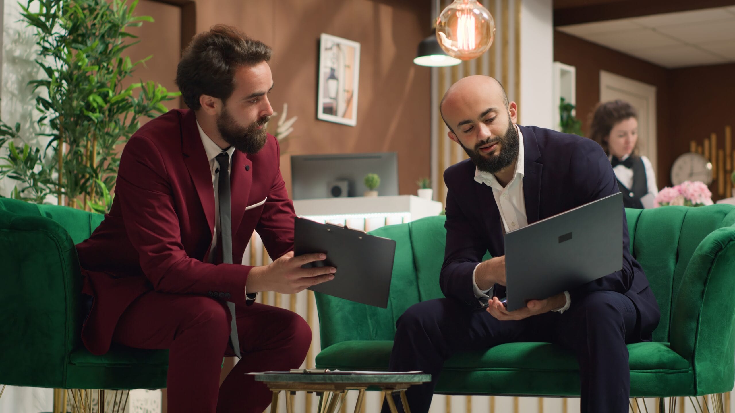 people asking questions