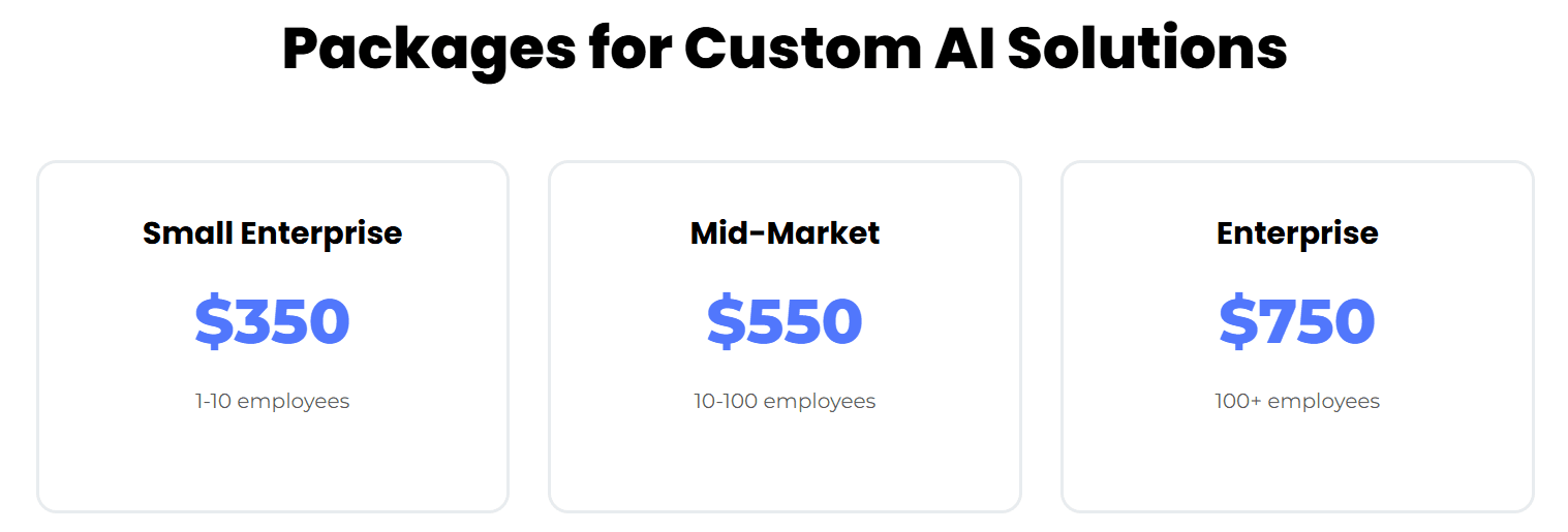 Custom Pricing Image