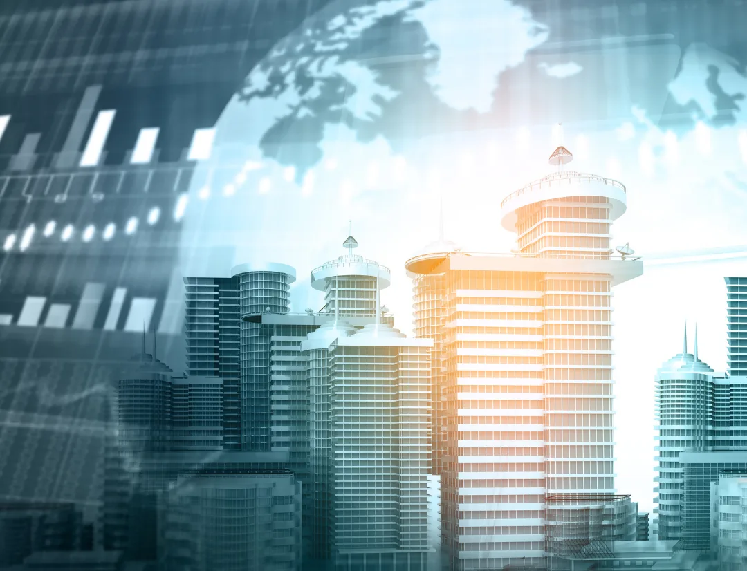 5 AI Real Estate Investment Strategies (2026) 4 Emerging neighborhoods with modern real estate development and AI analytics overlay
