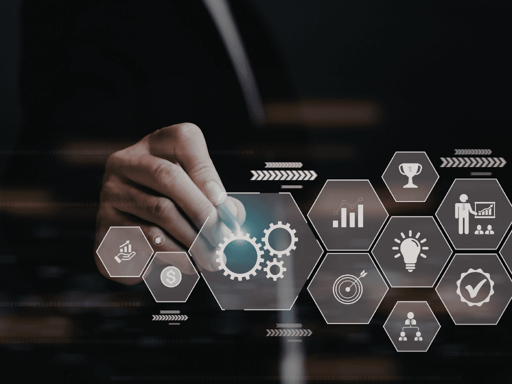 Real estate investor using AI-powered predictive analytics tools to find undervalued properties and investment opportunities