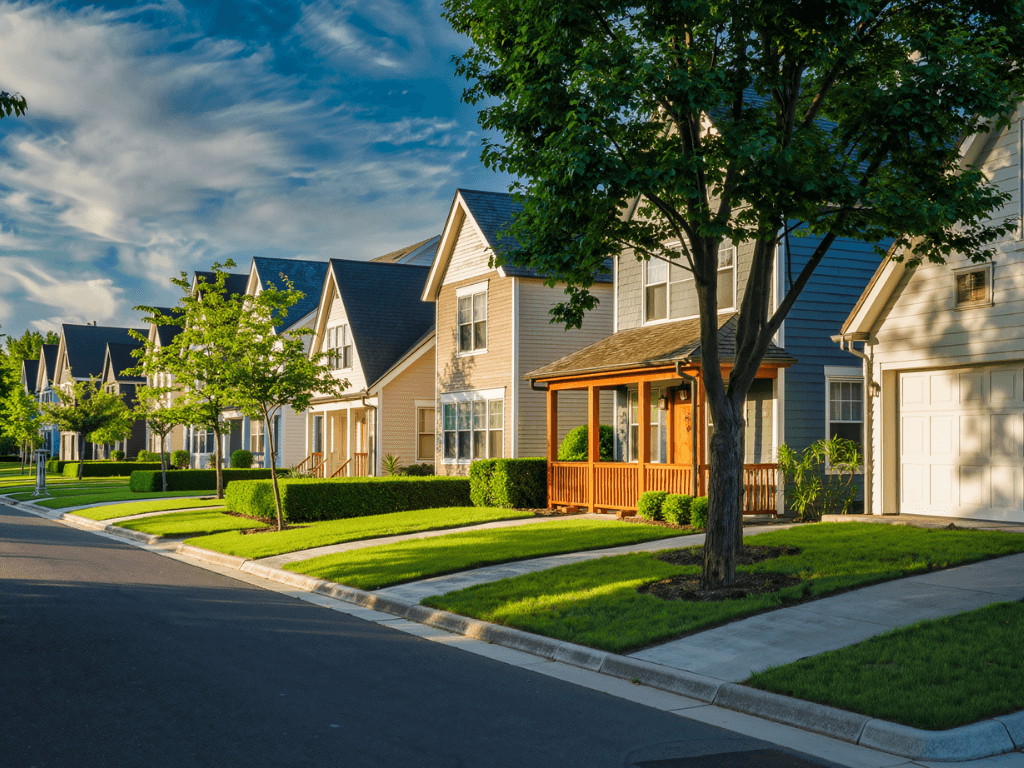 Emerging neighborhood with appreciation potential identified by AI real estate market prediction tools