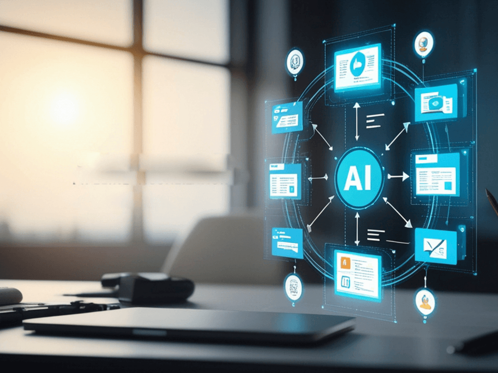 AI-powered data workflow visual showing how real estate platforms are switching data providers in 2026