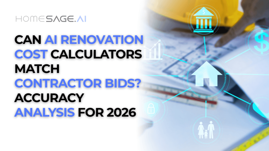 AI renovation cost calculators vs contractor bids accuracy analysis 2026 – Homesage.ai