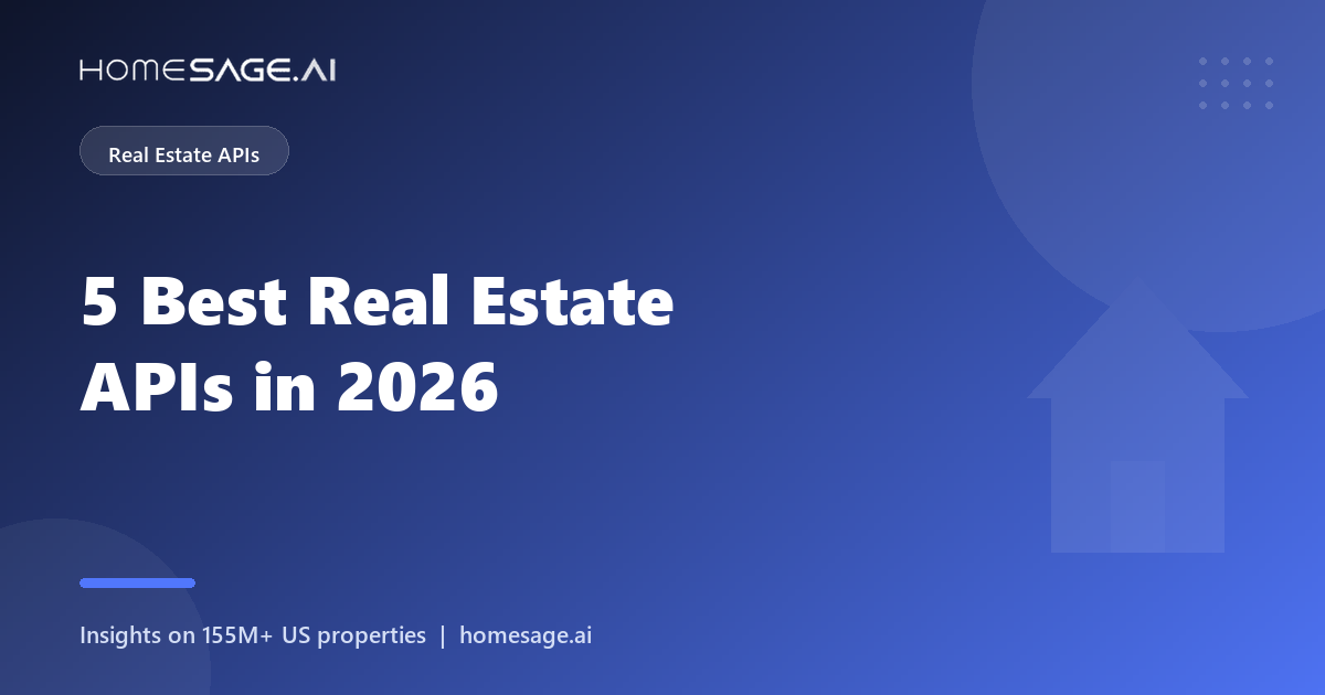 5 best real estate APIs in 2026 compared for IT developers