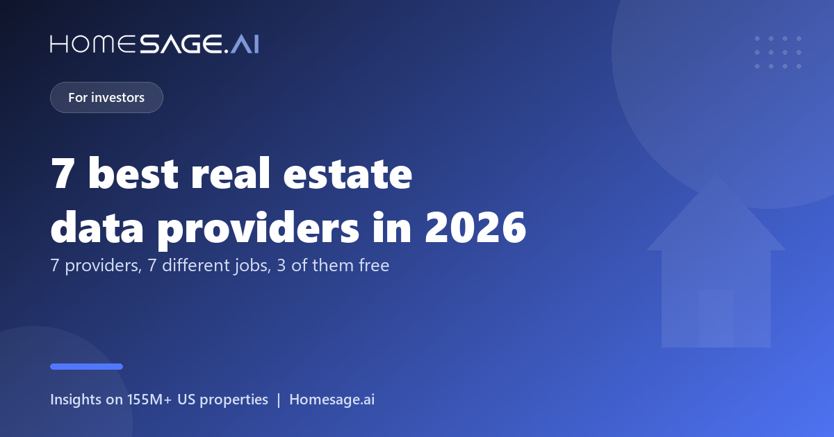 7 best real estate data providers in 2026 2 Cover graphic: the 7 best real estate data providers in 2026
