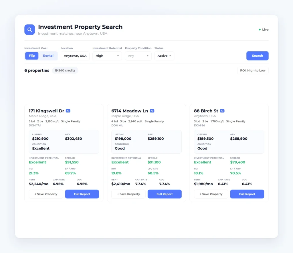 Homesage.ai: Grow Your Real Estate Business With AI 17 Investment Property Search