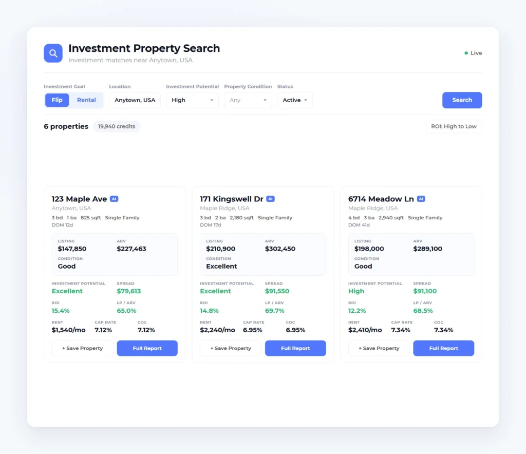 Homesage.ai: Grow Your Real Estate Business With AI 17 Investment Property Search
