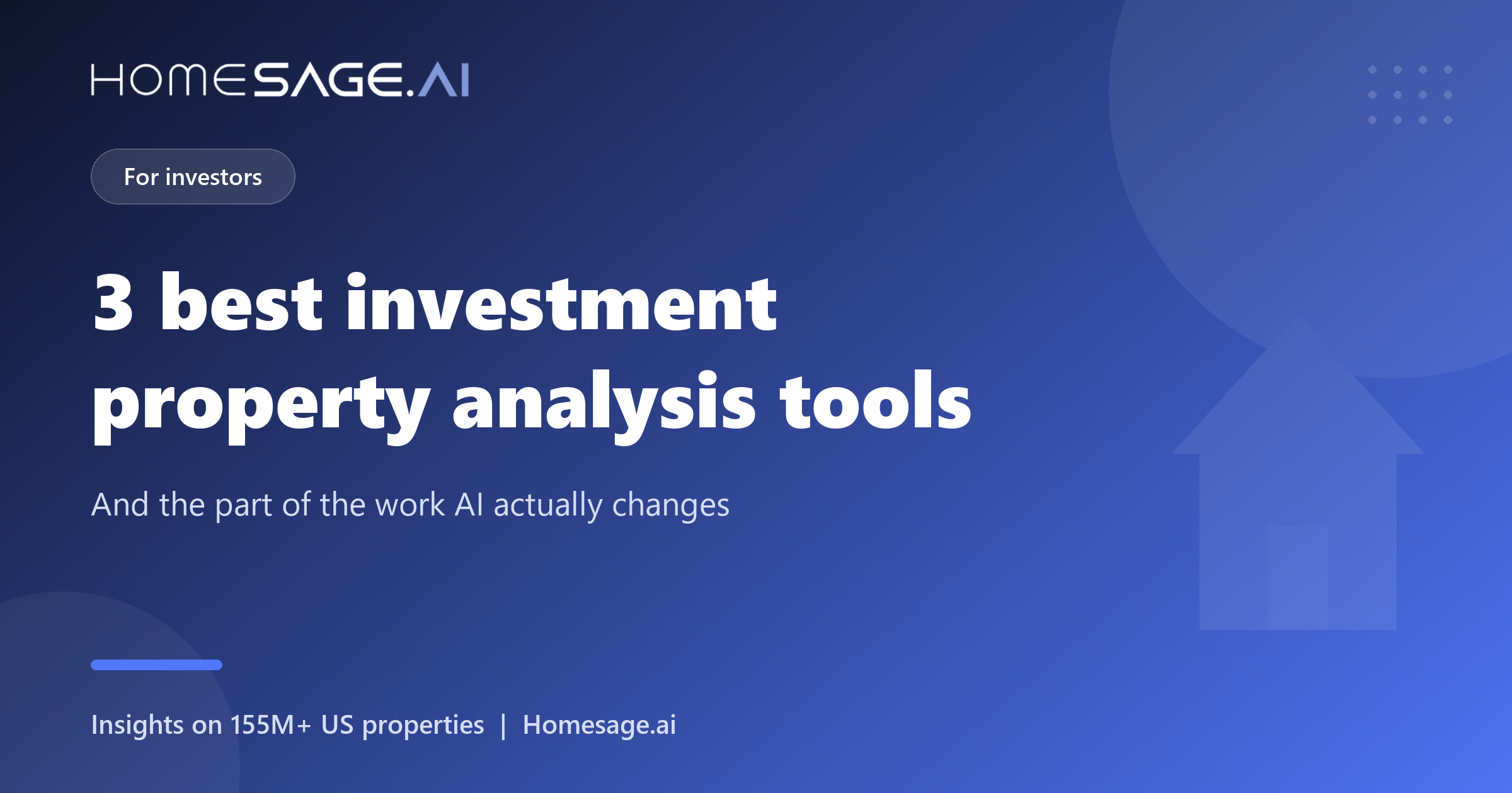 The 3 best investment property analysis tools of 2026 and the part of the work AI actually changes