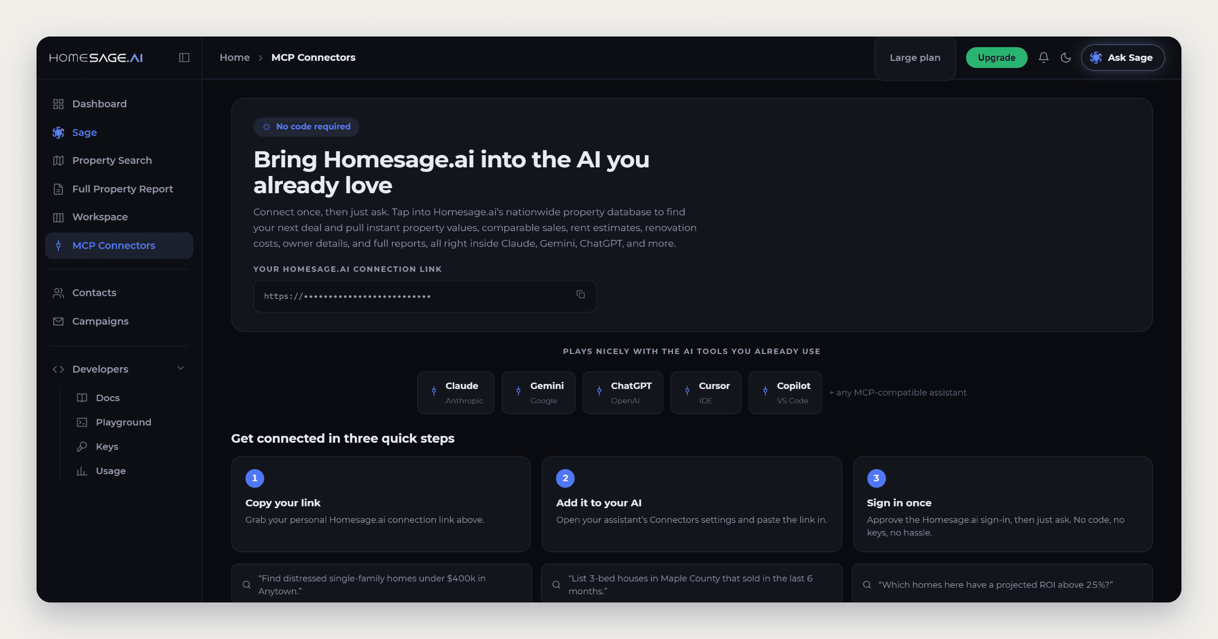 The Best Renovation Calculator Tools in 2026 7 Connecting Homesage.ai to Claude, Gemini, ChatGPT, Cursor and Copilot through the MCP connector